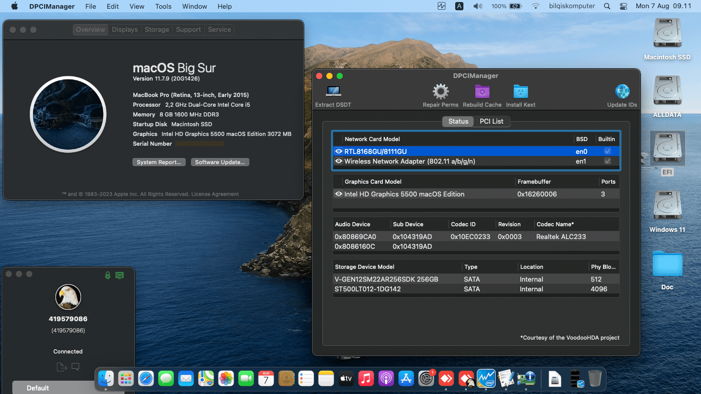 Asus X554LD XX643H [Broadwell   Intel HD 5500 + PS2]   OpenCore 1